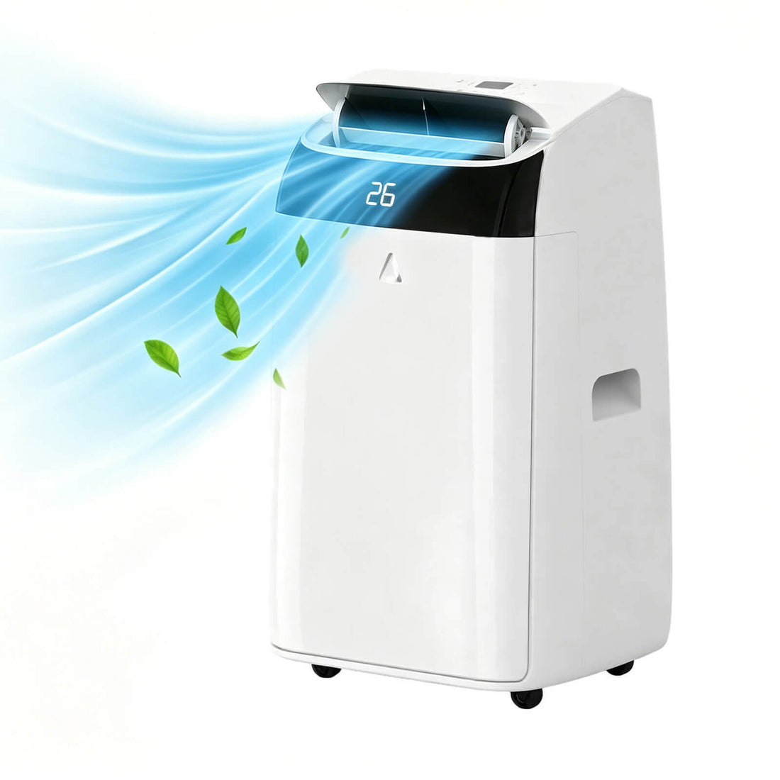 GARVEE Mobile Klimaanlage 10000 BTU, 4-in-1 Klimagerät mit Luftentfeuchter & Ventilator, A++ Energieeffizienz, Leise 52 dB, mit R290 Kältemittel, für Wohnzimmer & Büro, Weiß Deckel