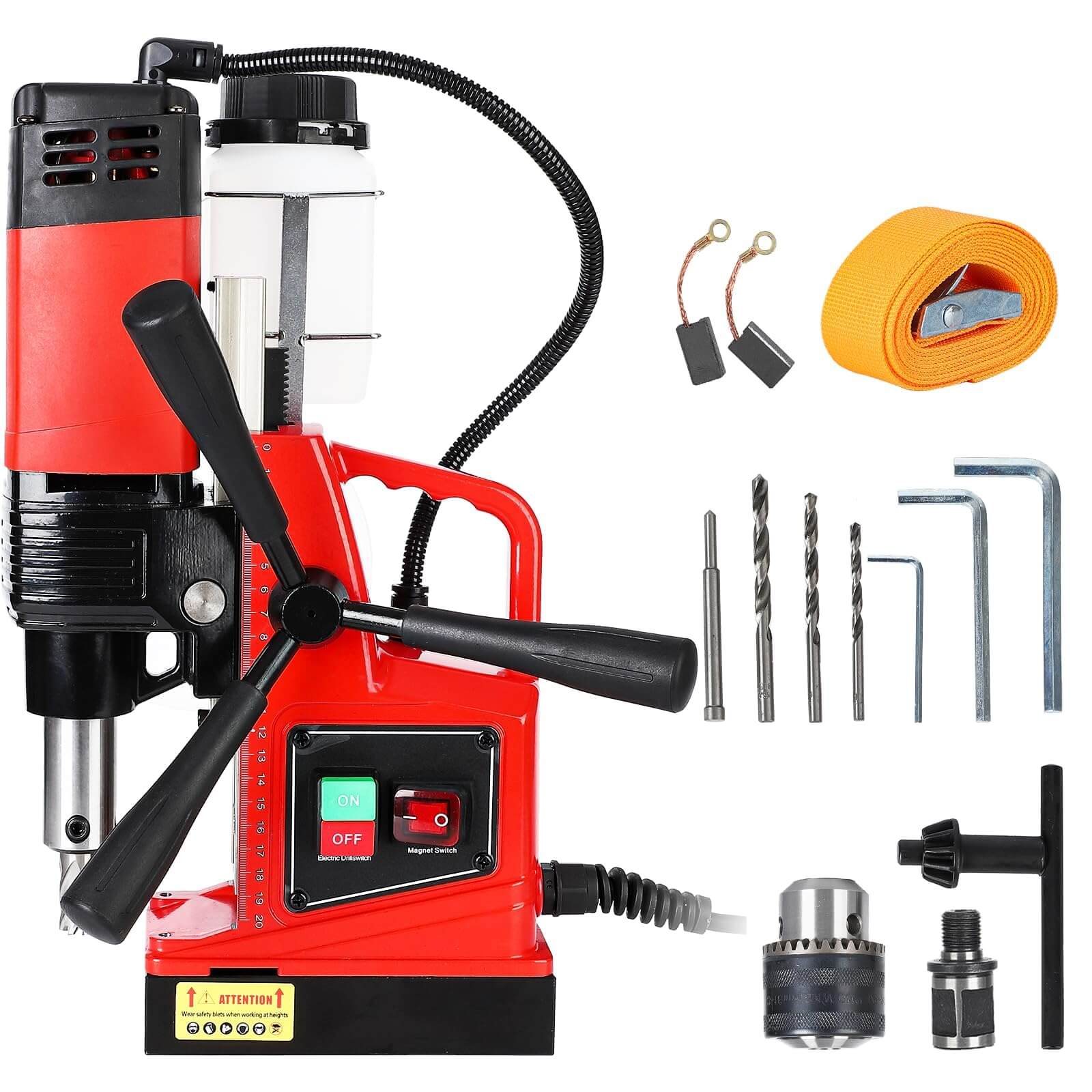 Garvee Magnetbohrmaschine 11-teilig Set, Tragbar, 40 mm Bohrdurchmesser, Für Industrie