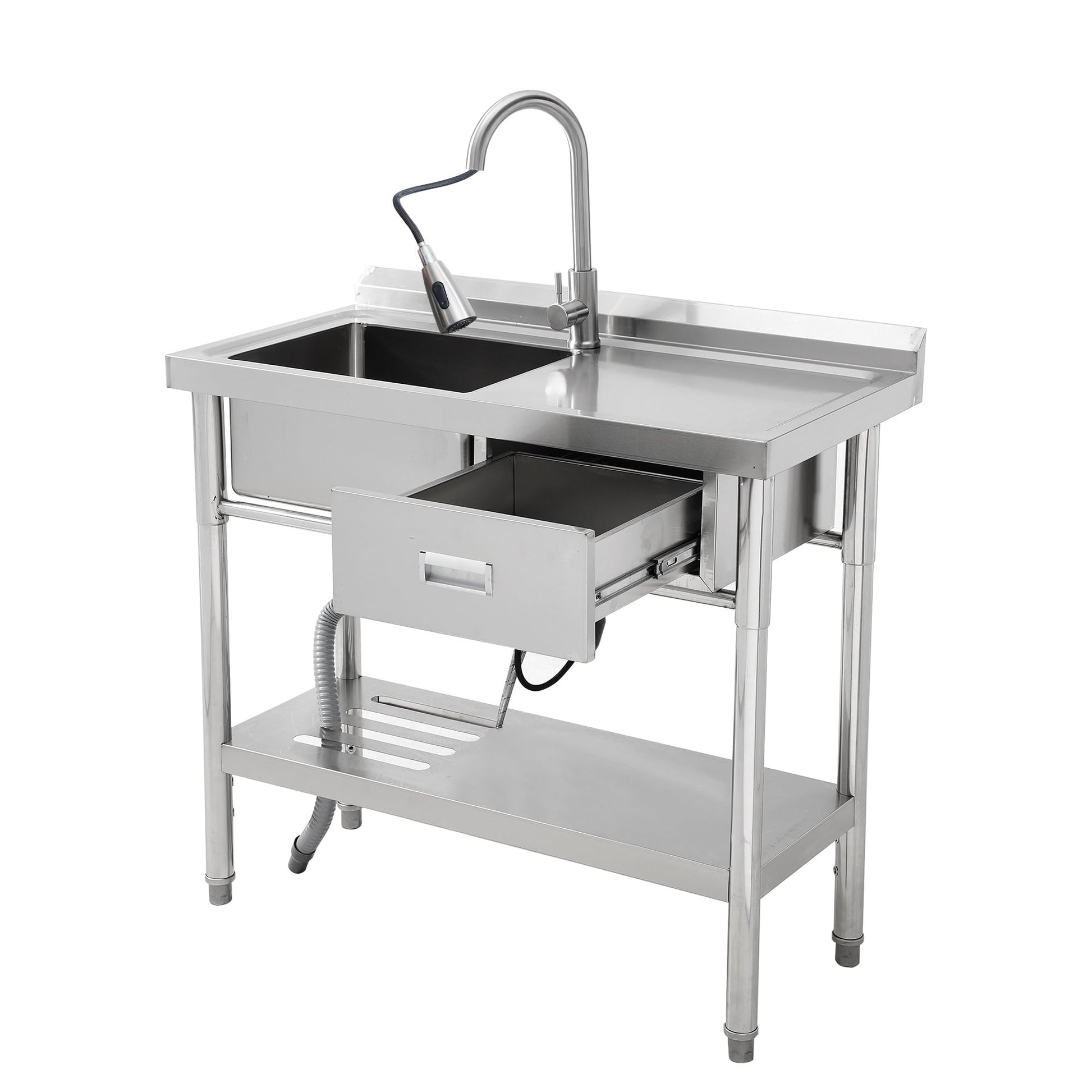 Edelstahl Spültisch Mit Schublade-PLS_33DG6WS4