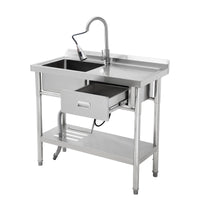 Edelstahl Spültisch Mit Schublade-PLS_33DG6WS4