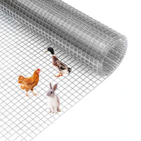 Garvee Drahtgeflecht 1.2×30 m, 1.27 cm Maschen, 19GA Verzinkt, Rostfrei für Garten & Geflügel