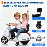 Garvee Kinder-Elektroroller 6V 4,5Ah mit Stützrädern, LED-Licht, Musik, Hupe & Fußpedal, 3 km/h, für Kinder 3–6 Jahre bis 20 kg
