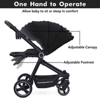 GARVEE 3-in-1 Kinderwagen für Spaziergänge Reisen und Alltag-PTO_0ZHH2XPZ