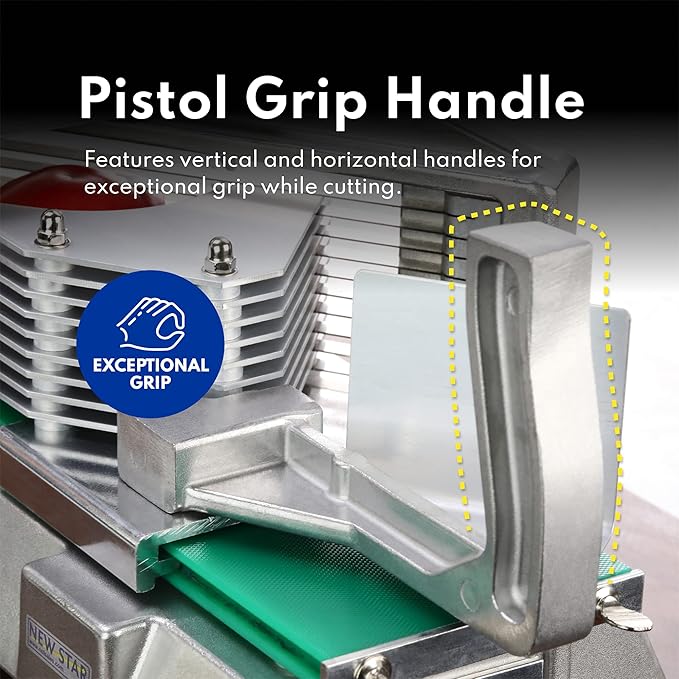 Ergonomische Griffe für einfache Bedienung