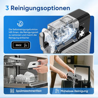 Garvee 2.5L Slushmaschine für Zuhause mit 5 Programmen LED Display und Selbstreinigung für Frozen Drinks Smoothies Slushies