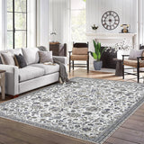 Garvee Farbe Waschbar 160 x 230 cm Vintage-Blumenmuster Im Landhausstil - Multicolor