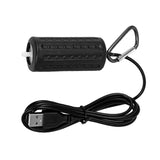 Garvee Mini Aquarium USB Luftpumpe Leise Energiesparend Langlebig Silikon Tragbar Für Kleine Bis Mittlere Aquarien Outdoor 7x3cm - Schwarz