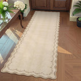 Garvee Teppich Läufer Kaffeebraun 60x180 cm Faux Cashmere weicher Tritt, rutschhemmend TPR, 0,5 cm Low Pile, pflegeleicht Flur, Küche, Eingangsbereich - Kaffeebraun