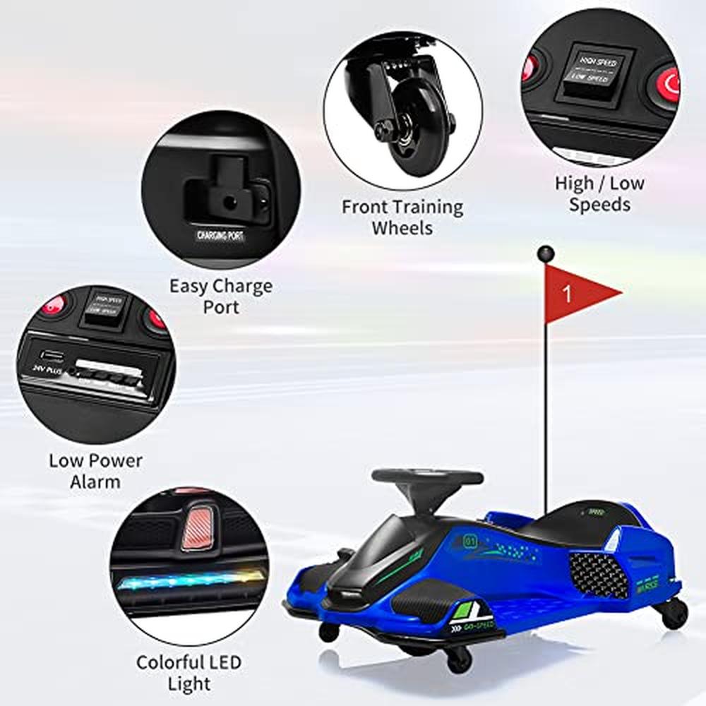 Elektro Drift Kart mit Lenkrad und Drift System