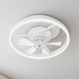 Garvee 20 Zoll Deckenventilator mit LED Licht & Fernbedienung, 6 Geschwindigkeiten, DC Motor, dimmbare 3-Farb-LED, flüsterleise, ABS-Material, Timer, ideal für Schlafzimmer & Wohnzimmer