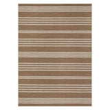 Garvee Waschbarer Jute-Teppich 120x170 cm – Rutschfest, Fleckenabweisend & Haustierfreundlich für Wohnzimmer, Küche, Flur – Moderner Streifenteppich Marineblau für Innen & Außen