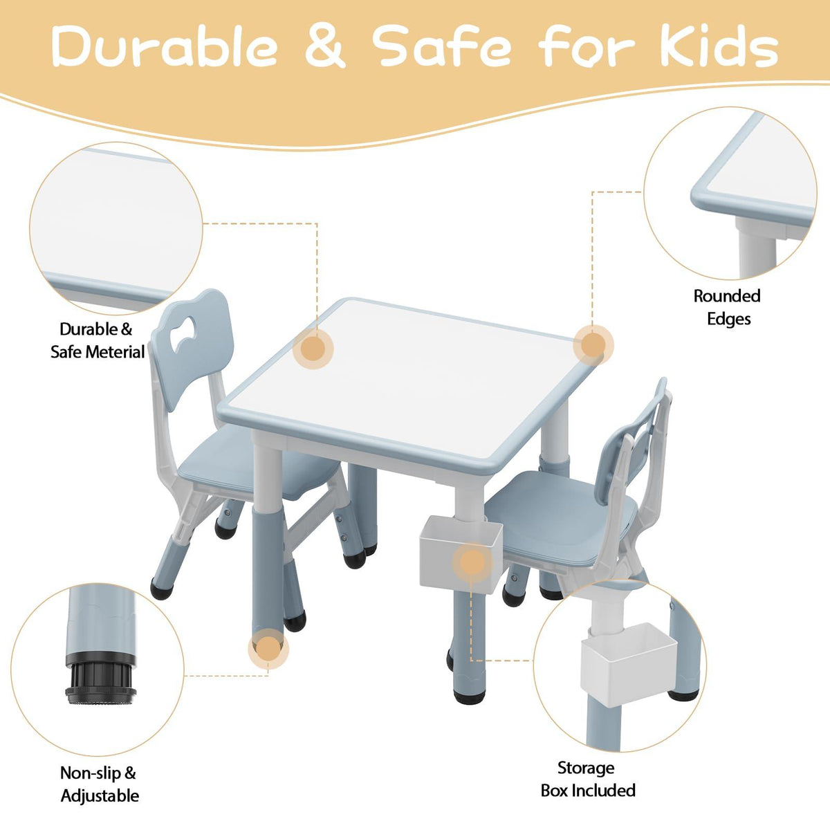 Kindertisch-Set