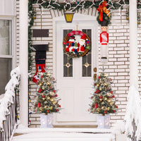 Garvee Weihnachtsbaum künstlich 1 Stück – 3ft, 78 Faseroptik LED, 8 Lichtmodi, Elch-Basis