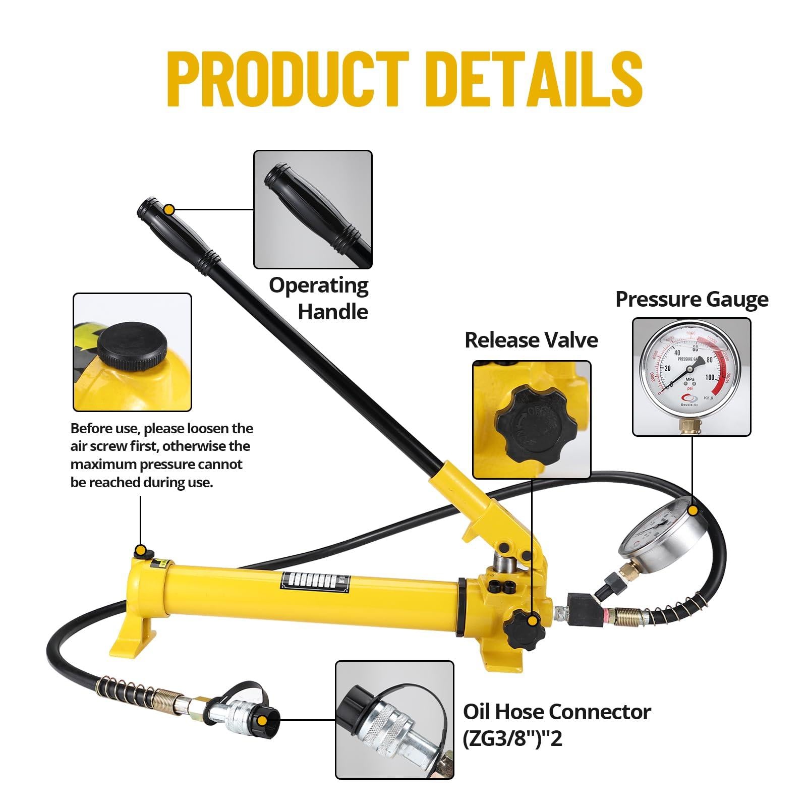 Hydraulik Handpumpe Industrie Einsatz