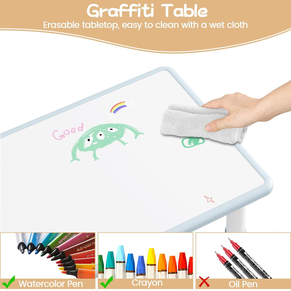 Kindertisch-Set