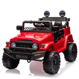Garvee Elektrisches 12V Kinder-Rutschauto mit Fernbedienung, LED-Leuchten, Federungssystem, langlebiges Material, Sicherheitsgurt, Doppeltüren, für Outdoor-Spielplatz