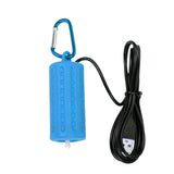 Garvee Aquarium USB Luftpumpe Mini Tragbar Leise Energiesparend Kunststoff Blau Für Fischbecken - 