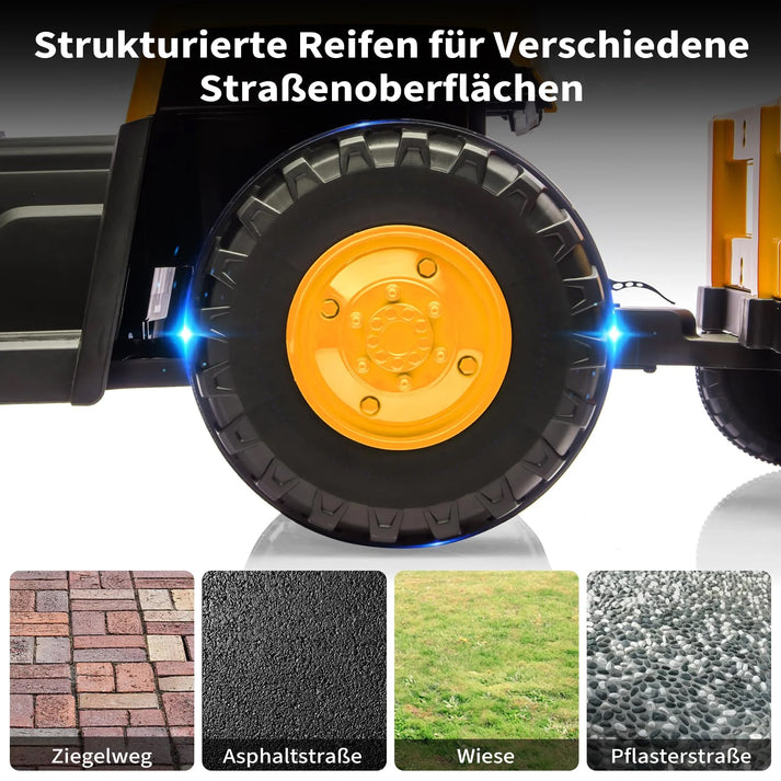 Garvee Elektrotraktor 8 Räder und Federung