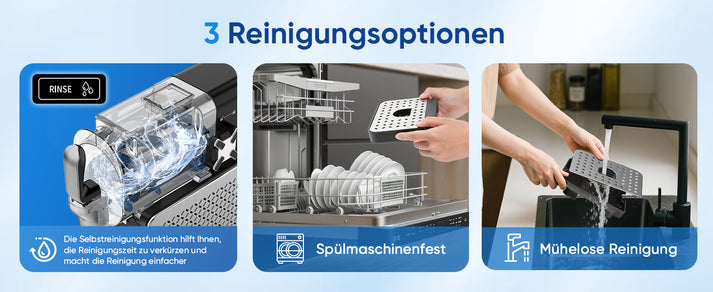 Einfache Reinigung der Slushmaschine