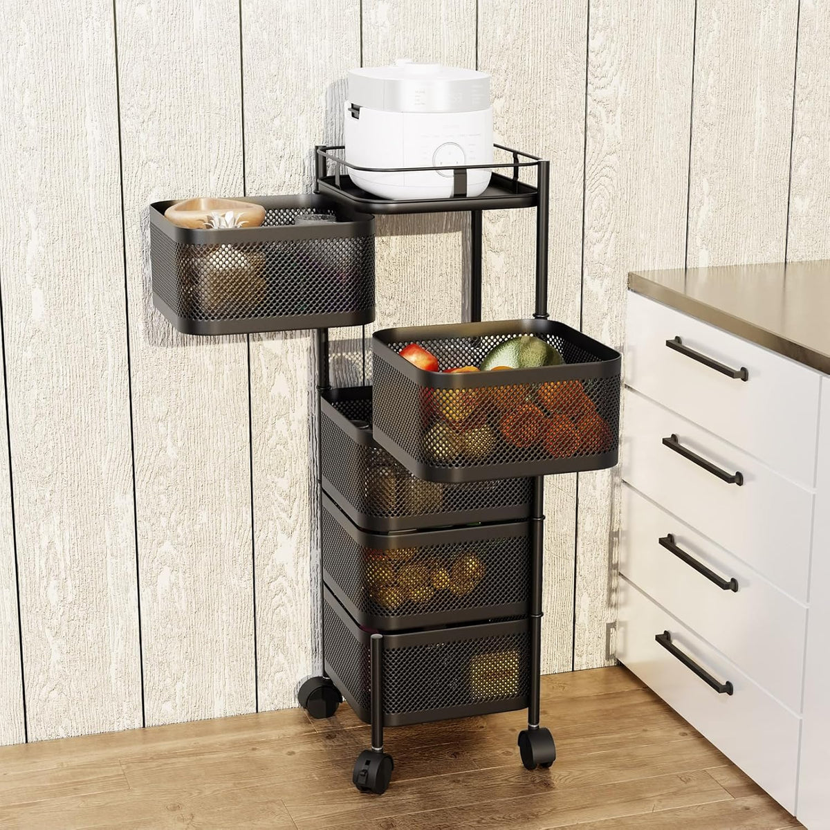 Küchen Organizer Metall Regal