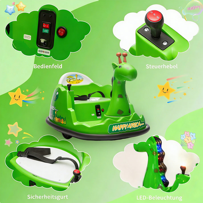 Sicheres Design mit Gummipuffern und Sicherheitsgurt