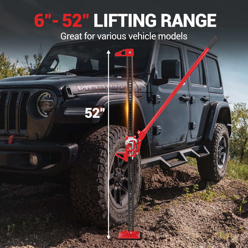 Großer Hubbereich des Farmhebers