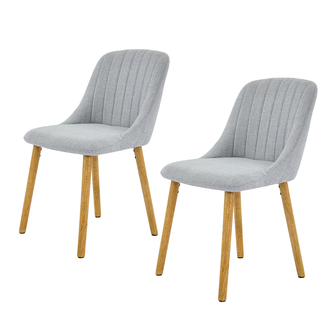 GARVEE Esszimmerstuhl 2er Set Polsterstuhl mit Rückenlehne, Metallbeine, Samt, komfortabel, modern, für Esszimmer und Wohnzimmer