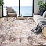 GARVEE Abstrakter Bereichsteppich 200x290cm Braun, Rutschfest, strapazierfähig & pflegeleicht Weicher Teppich für Wohnzimmer, Schlafzimmer, Esszimmer - Braun