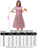 Garvee Dirndl Damen Midi Trachtenkleid Oktoberfest Trachtenmode Kleid Rosa 34 Inklusive Bluse Und Schürze