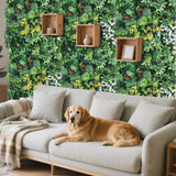 Garvee 6er Set Künstliche Gras Wandpaneele 20x20" - UV-Beständig, Wetterfest, PE Material Für Garten, Hochzeit, Indoor & Outdoor Grün - Wie gezeigt