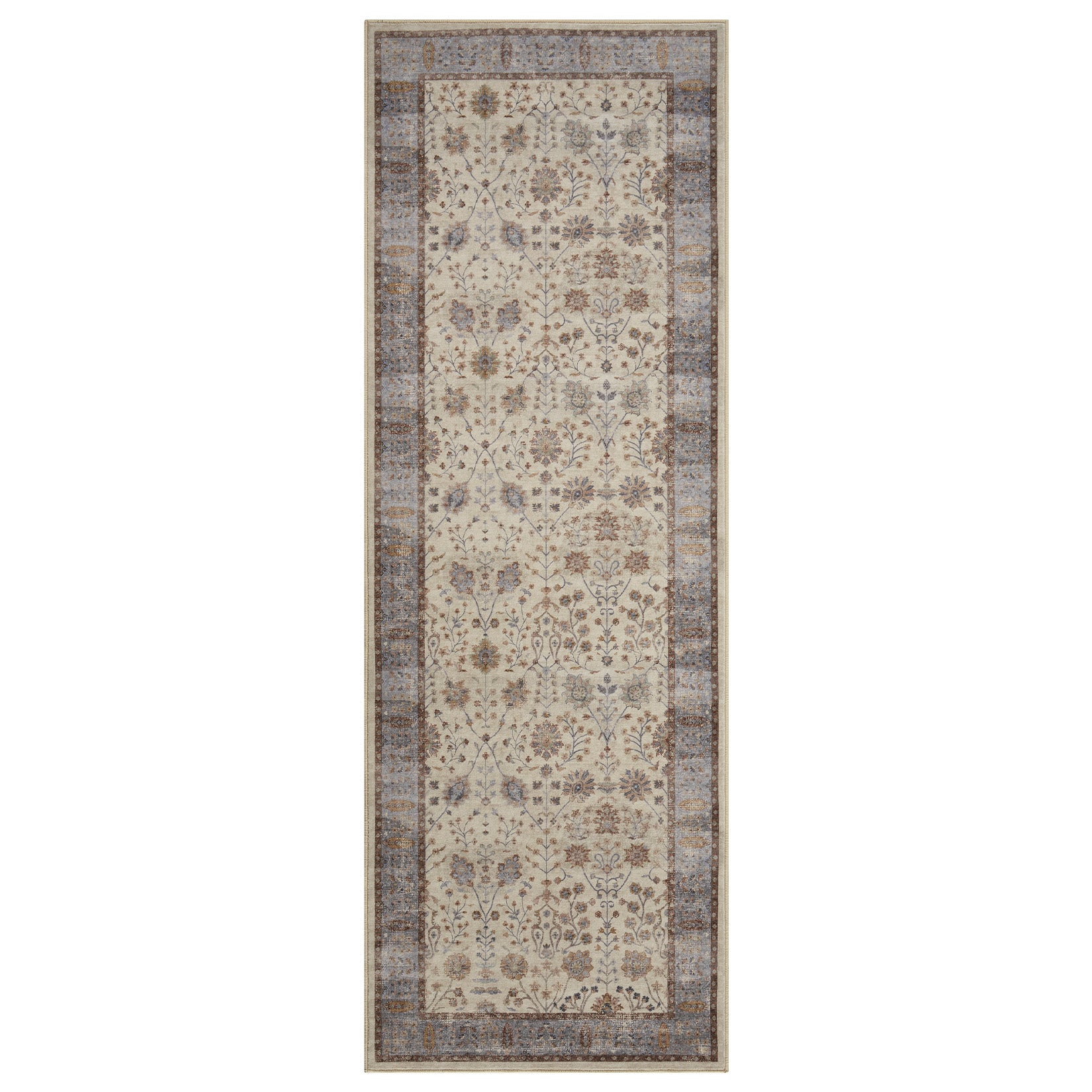 Garvee Marokkanische Teppiche 80 x 150 cm Flachfloriger rutschfester Teppich für Wohnzimmer Schlafzimmer Küche Boho-Stil Baumwollmischung Filzmaterial