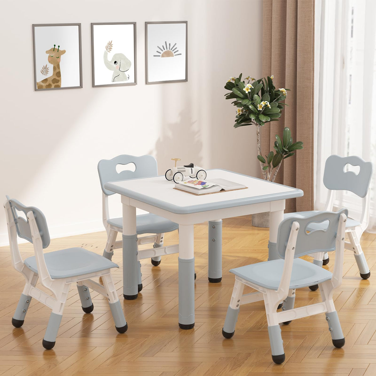 Kindertisch Set einfache Montage mit Anleitung