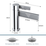 Garvee Waschtischarmatur Chrom – Einhandmischer Badezimmer, 10,8 cm Auslaufhöhe, Edelstahl, Einhebel, Modern & Einfache Installation