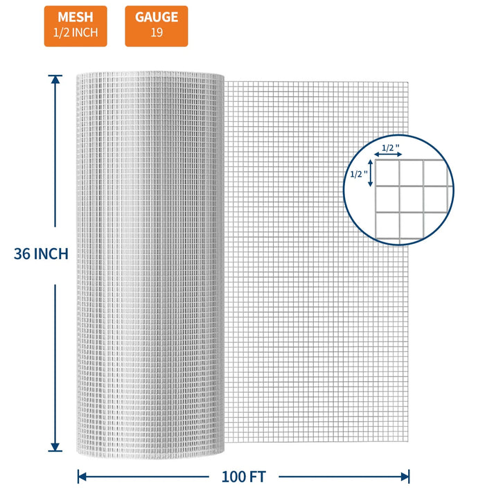 Produktgröße 1,27 cm Maschenweite