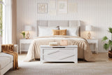 Garvee 39.4" Aufbewahrungsbank Mit Sicherheits-Scharniere, Große Holztruhe Für Wohnzimmer & Schlafzimmer, Robust, Vielseitig, Braun - braun