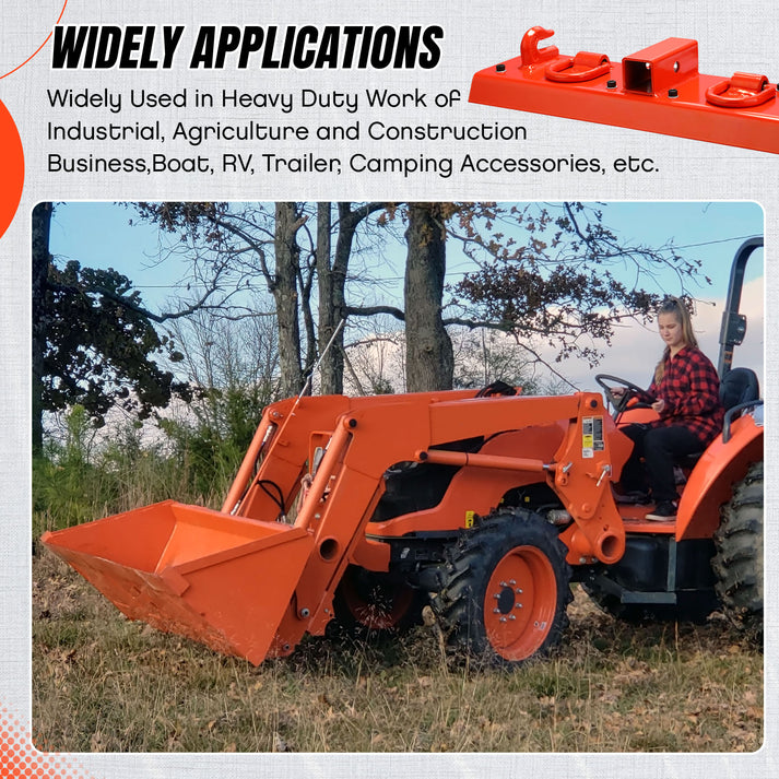 Utilisation polyvalente pour tracteur et godet