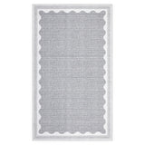Garvee Moderner Teppich Wohnzimmer 120x170cm Grau, Waschbar, Rutschfest, Kurzer Flor, Fleckenbeständig, Faltbar Für Büro Und Esszimmer