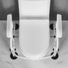 Garvee Aufstehhilfe Toilette Höhenverstellbar Toiletten Halteschiene Toilettenstützgestell Haltegriff Stützgriff Rutschfeste Toilettenstütze Stützgestell, 62 x 52 x 65-72 cm