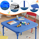 Garvee 3-Teiliges Kinder Klapptisch Und Stühle Set, Faltbar, PU Leder, Für Kinderzimmer & Outdoor, Leicht, Sicher & Stabil - 