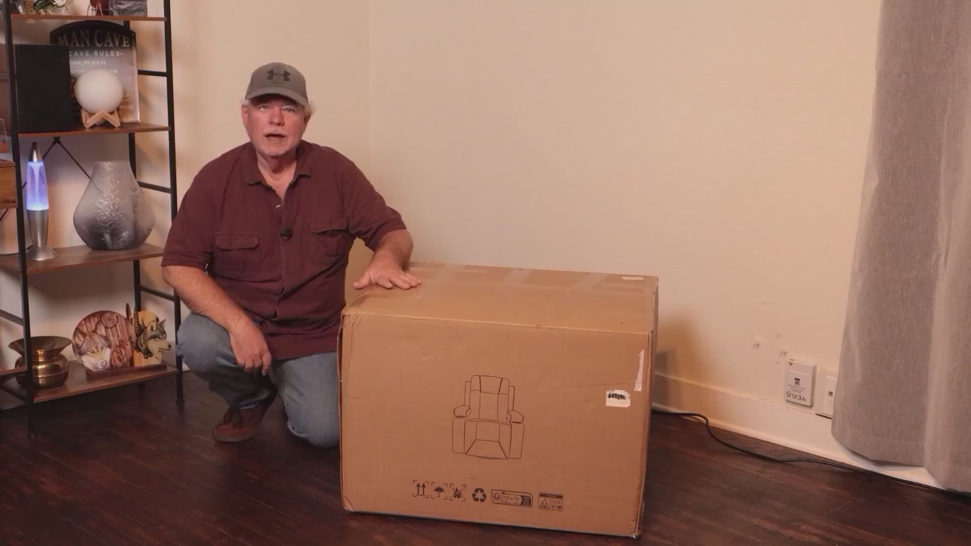 Garvee Power-Lift-Sessel – Elektrisch, Wärme & Massage, Verstellbar, PU-Leder, Seniorenhilfe, 95×95×104 cm