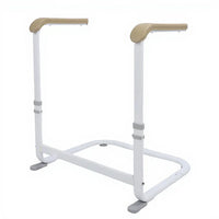 Garvee Stehhilfe 300lb Höhenverstellbar Stahl - Braune Griffe für sichere Transfers vom Bett und Sofa