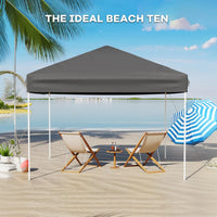 Garvee Pop Up Pavillon 3×3 m, 210D Oxford, Stahlrahmen, Für Camping & Events