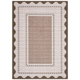 Garvee Waschbarer Kurzflor-Teppich aus Perlvlies – rutschfest, weich & pflegeleicht für Wohnzimmer, Esszimmer & Küche – Farbe: Rotbraun, Größe: 120x170 cm