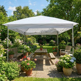 GARVEE Pop-Up Pavillon 3 x 6 m, Wasserdichtes Partyzelt mit Robuster Konstruktion und Tragetasche, Ideal für Camping, Gartenpartys, Märkte und Outdoor-Events