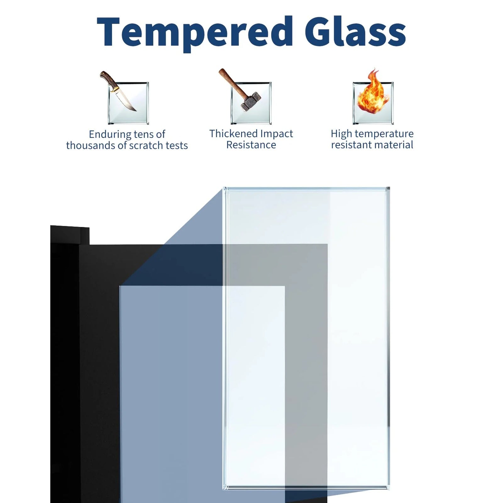 Garvee Metall-Aufbewahrungsschrank 180 cm – Abschließbar, Mit Schubladen, Pulverbeschichteter Stahl