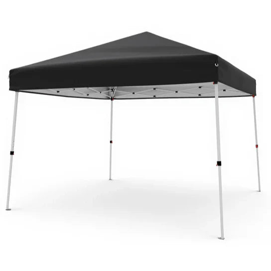 Garvee Pop Up Pavillon 3×3 m, Wasserdicht, UV-Schutz, Höhenverstellbar, Stahlrahmen, Schwarz