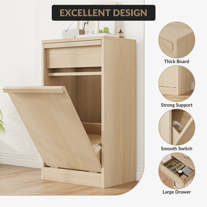 Müllschrank mit Schublade