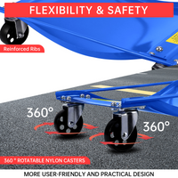 Garvee Auto-Rad Dolly Set 4 Stück – 8,9 cm Stahlrollen, 4536 kg Tragkraft, Stabil