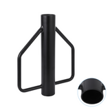 Garvee 12 LB T-Pfosten-Treiber Metall Handgerät Schwerlast Stahl Ergonomischer Griff Für Zaun Schilder Garten - Schwarz