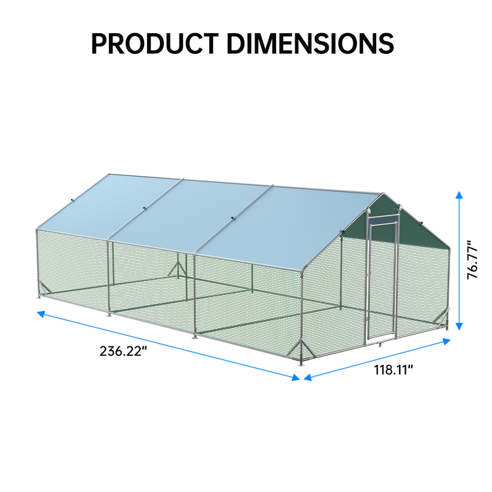 Großzügiger Freilaufgehege mit viel Platz für Tiere